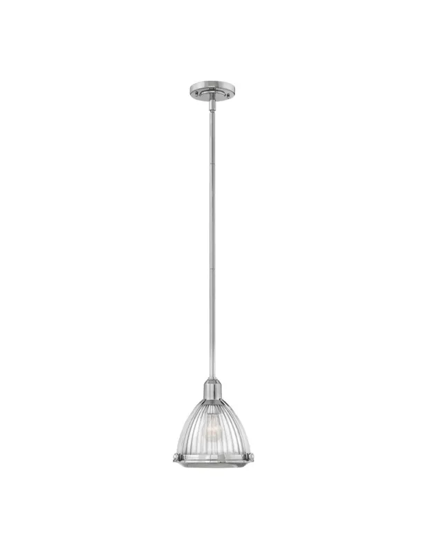 Popularny Quintiesse Lampa wisząca Elroy - 1 źródło światła - Polerowany nikiel Elstead Lighting QN-ELROY-PN