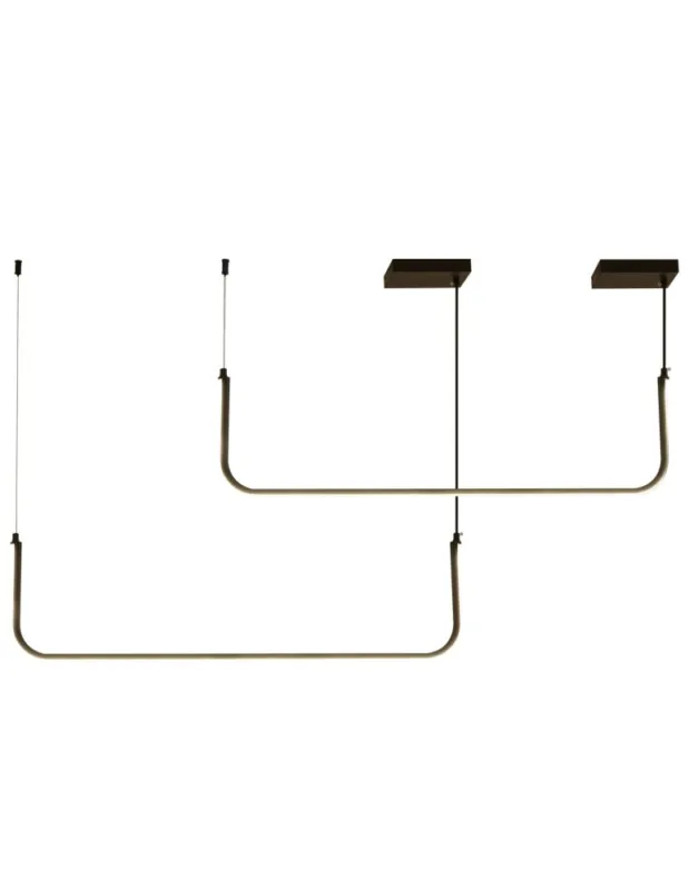Ekspresowa dostawa Step Into Design Lampa wisząca MINIMA-2 led czarna 120 cm MP0095-2-120