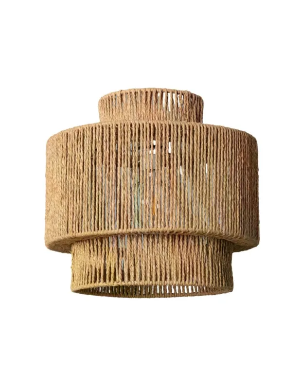 Tylko do końca tygodnia Abruzzo Lampa Wisząca Boho z Plecionego Papieru Sara 40cm E27 ABR-LW14-BH-E27