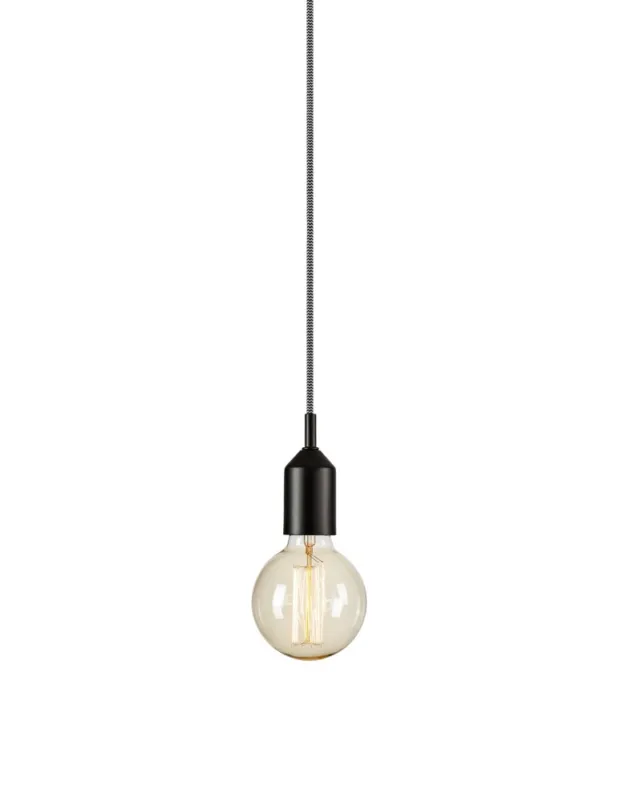 Szybka dostawa Markslojd BRONX 1L Wisząca 1x40W czarny108451 kolory-swiatla.pl