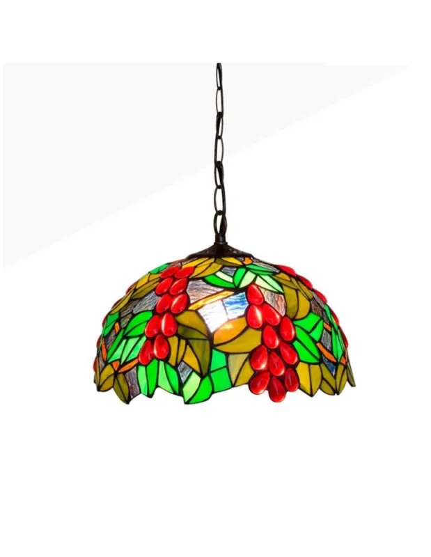 Abruzzo Lampa Wisząca Szklany Witraż E27 Capolavoro ABR-LW-CAPO2 Bezpieczne zakupy
