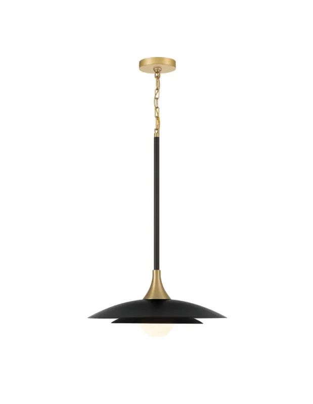 Quintiesse Lampa wisząca Welsh - Matowa czerń QN-WELSH-P-BK Tylko do końca tygodnia