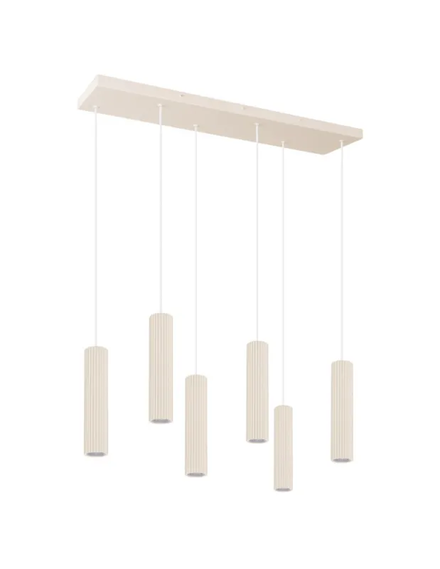 Kup online Thoro Lampa wisząca IVAR 6L beżowa LED 4000K TH.625