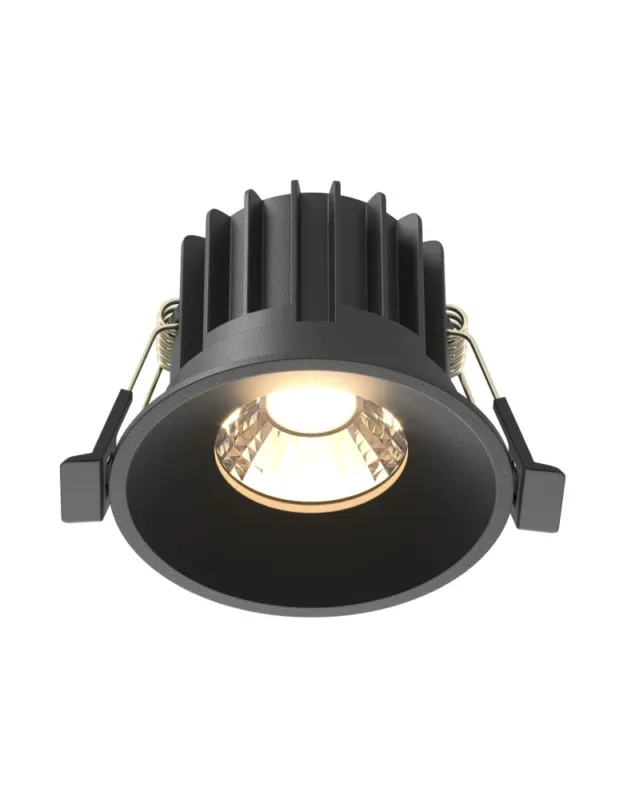 Bezpieczne zakupy Maytoni Round Podtynkowa LED 12W 910lm 3000K Black DL058-12W3K-B