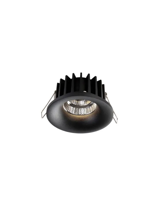 Oferta limitowana YASKR Oczko podtynkowe Cirro 1xLED czarne RL0104-CCT-BK Czarny