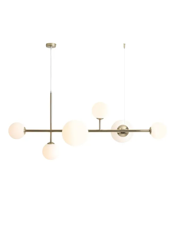 Ekspresowa dostawa ALDEX LAMPA WISZĄCA DIONE 6 ZŁOTY, 4 x 40W / 2 x 60W (1092K30)