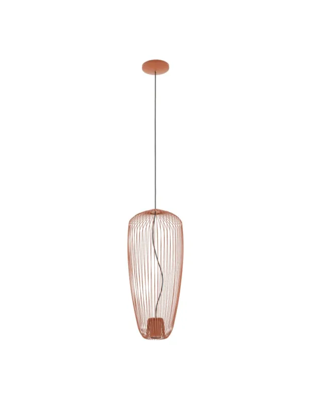 Tylko do końca tygodnia Nowodvorski PUMPKIN S Lampy sufitowe Lampy wiszące Max moc 10W only LED GU10 R50 Terracotta 11496