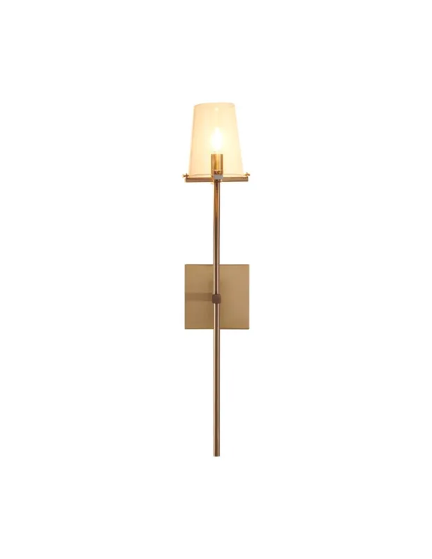 Step Into Design Lampa ścienna CLASSICO złota szklany klosz 62 cm ST-DL8502 gold Obniżka ceny