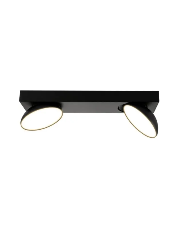 Italux Castelio Reflektor/Spot czarny 2xLED 10W 4000K SPL-31976-2B-BK kolory-swiatla.pl Popularny