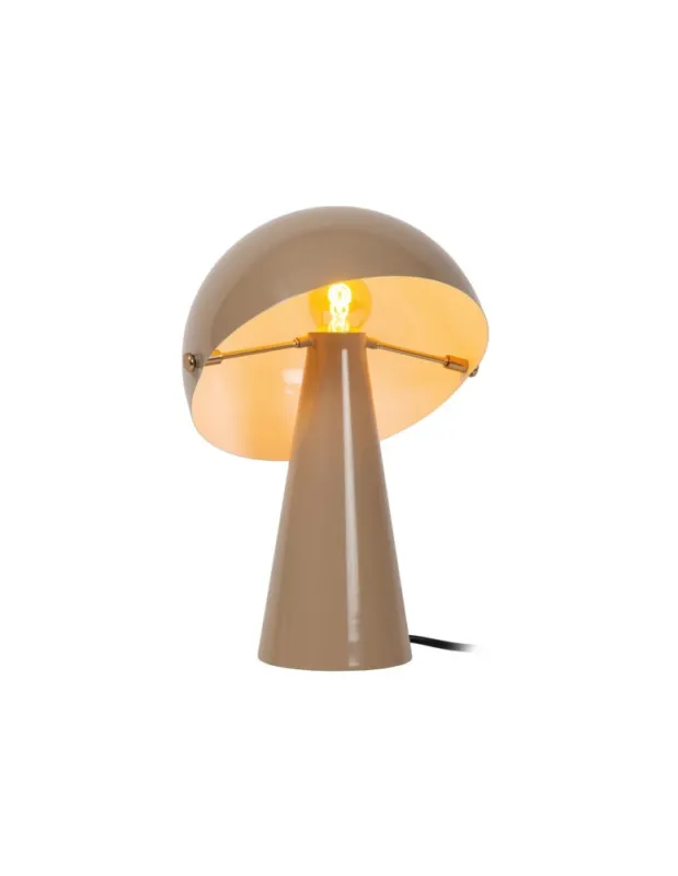 Wyprzedaż Lucide BARONE Lampa stołowa – Taupe – D23 – 1xE27 – 40W – Metal 65502/33/41