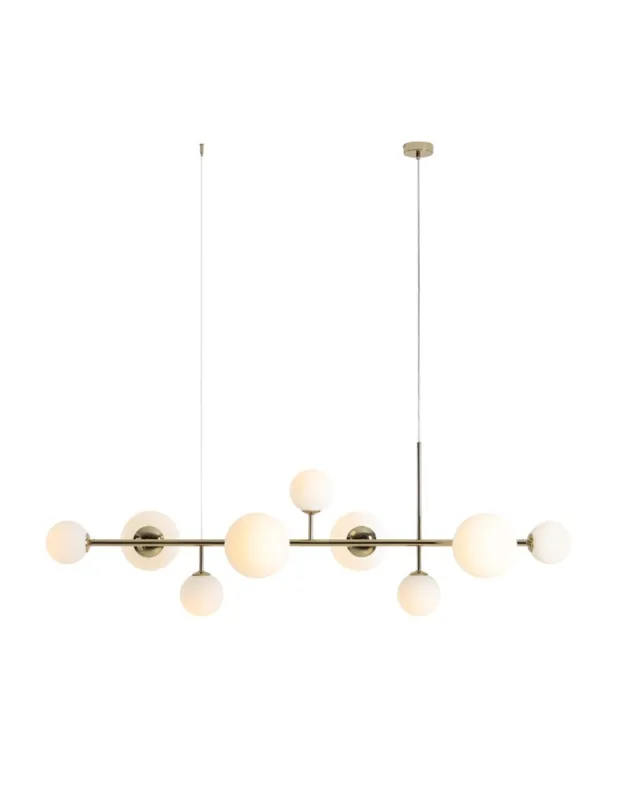 Aldex Lampa Wisząca DIONE 9 GOLD 5 x 40W / 4 x 60W (1092N30) Dostępne od ręki