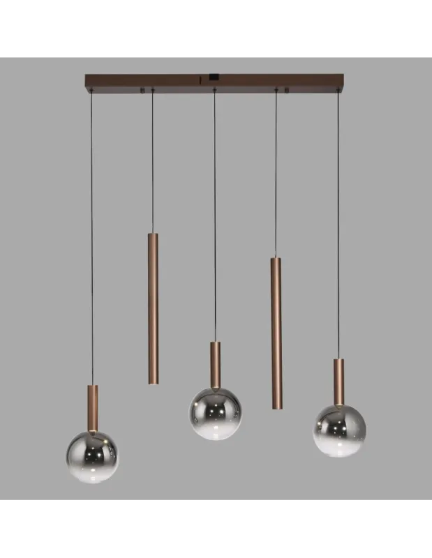 Oferta limitowana BOWL LAMPA WISZĄCA BRĄZOWA