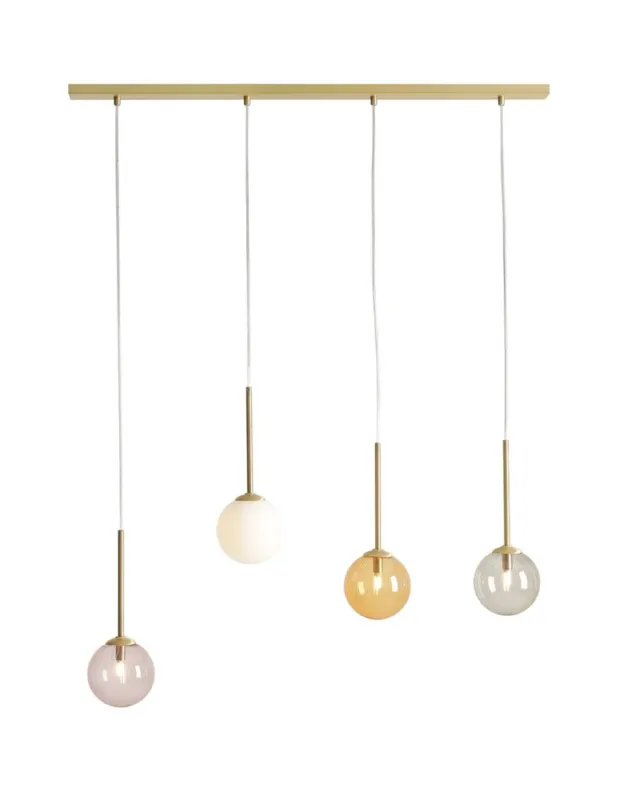 Aldex Lampa Wisząca BOSSO 4 MULTICOLOUR 4 x max 5W LED (1119L40) Dodaj do koszyka