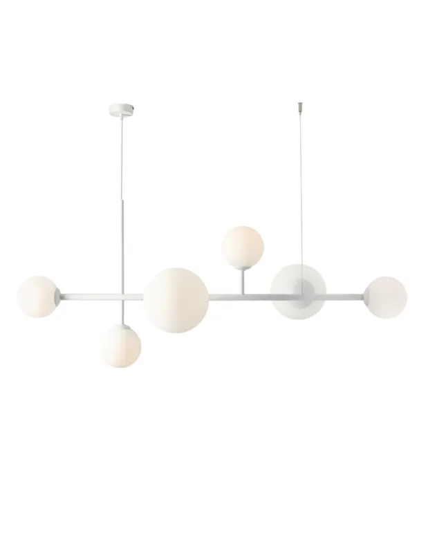 Łatwy zwrot ALDEX LAMPA WISZĄCA DIONE 6 BIAŁY, 4 x 40W / 2 x 60W (1092K)