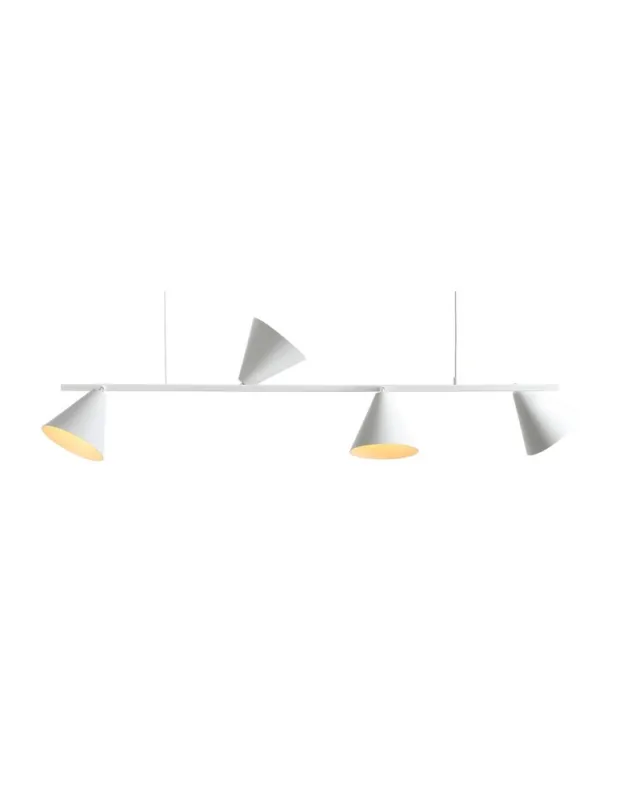 Aldex Lampa Wisząca FORM 4 WHITE 4 x max 15W LED (1108L) Hit cenowy