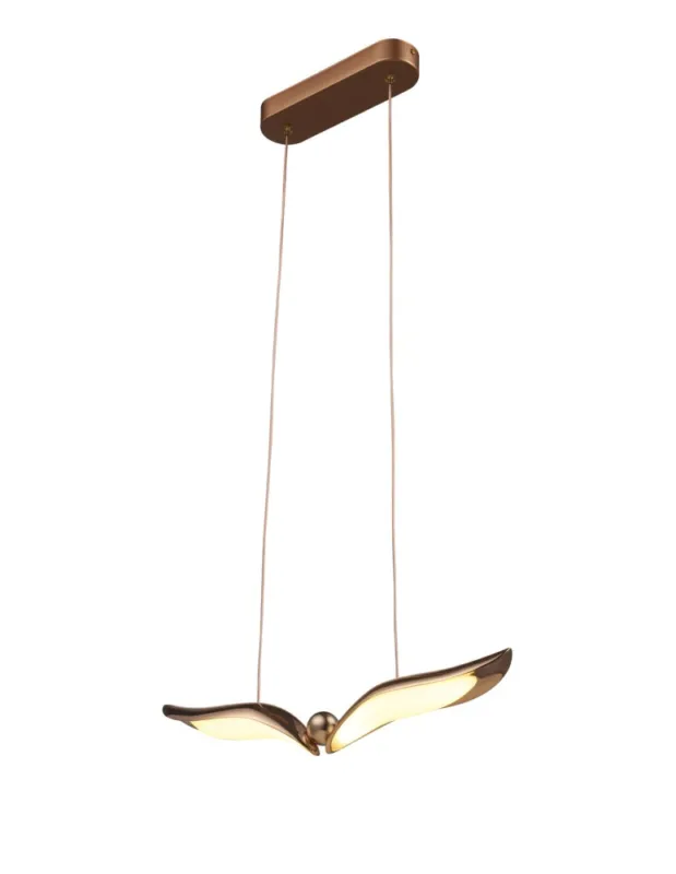 Tylko dziś Step Into Design Lampa wisząca GUFO 1 LED różowe złoto 36 cm ST-DL8504