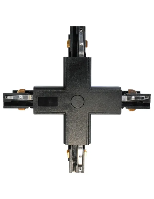 Promocja Eko-Light Łącznik Lampy Track Light Czarny 3-obwodowy Typ + ML7098