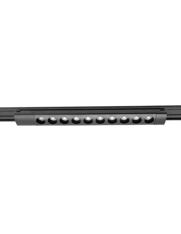 Shilo Spot magnetyczny Komatsu Slim dot - Czarny - 48V 10W 800lm (330 mm) 3000K 6053 Wyprzedaż