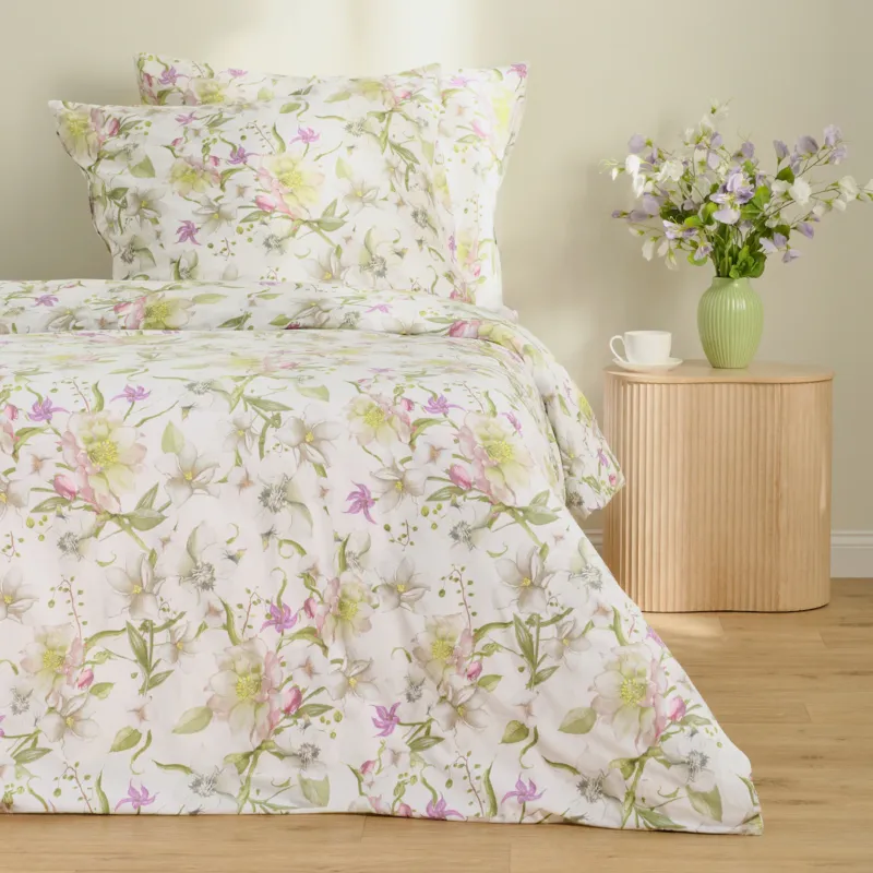 Komplet pościeli bawełnianej Florissimo 200x220 cm z 2 poszewkami 70x80 - Łatwy zwrot
