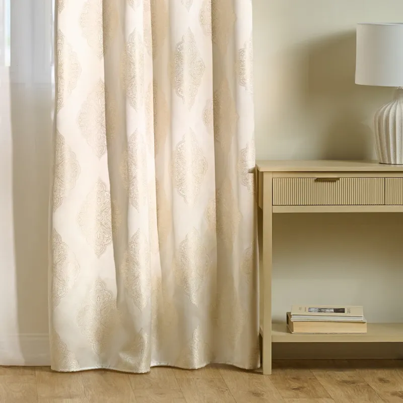 Zasłona Żakardowa Hiren 140x250 cm z motywem arabeski - Premium