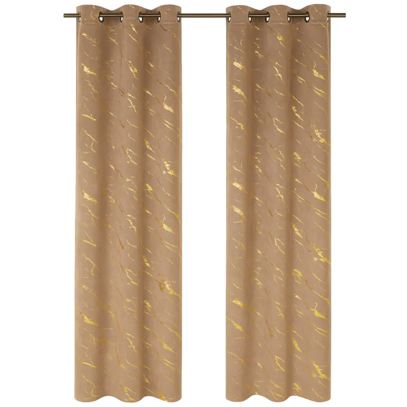 zasłona welurowa marmur 140x250 cm - Zniżka