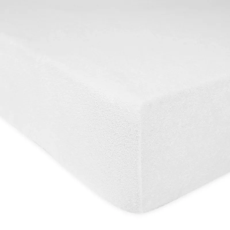 Zamów teraz Prześcieradło z bawełny frotte z gumką 180x200 kolor biały -