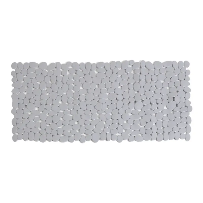 Szybka dostawa mata łazienkowa antypoślizgowa PVC szara - 54x54 cm