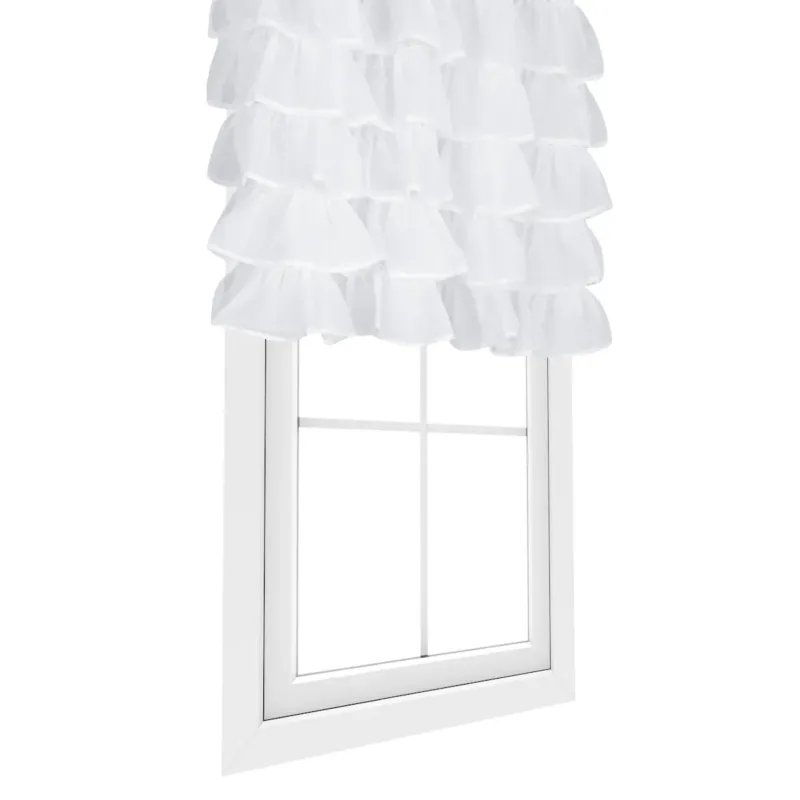 Ograniczona ilość firana roletka z falbanami 160x70 cm - 160x70 cm