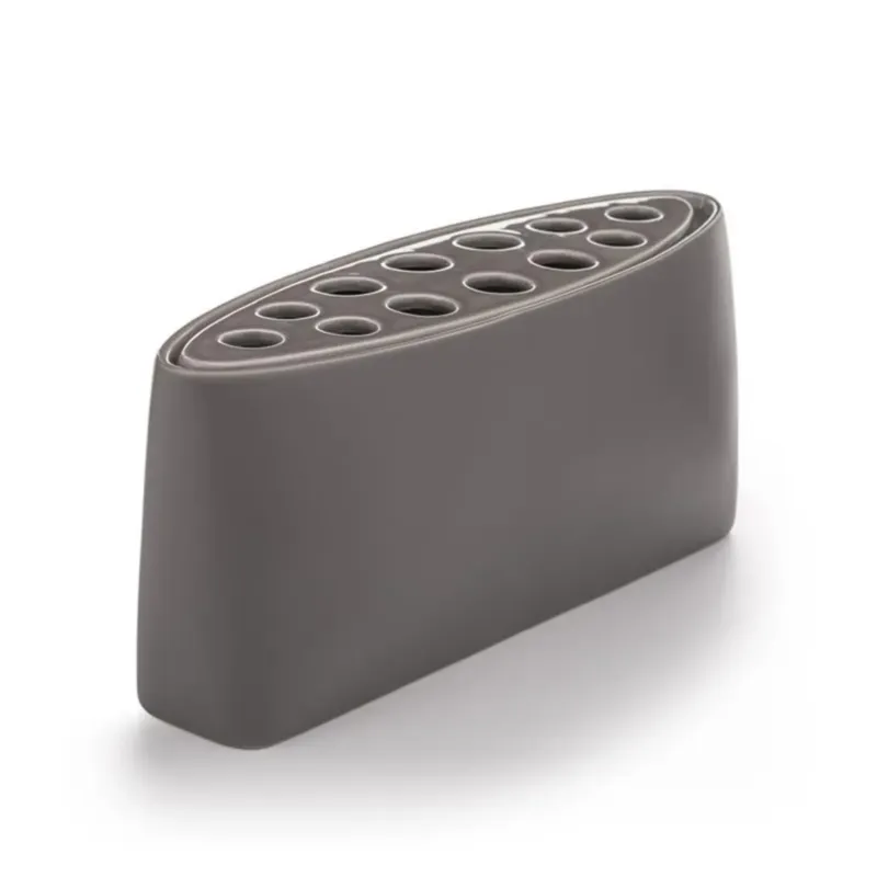 Wazon ceramiczny EIA Markslojd 16x37 cm ciemny szary dekoracyjny - Najlepsza cena