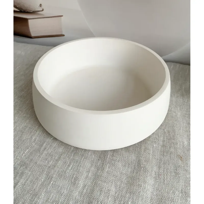 Podstawka/ misa dekoracyjna z gipsu średnica 180mm, wysokość 57mm - Bezpieczne zakupy
