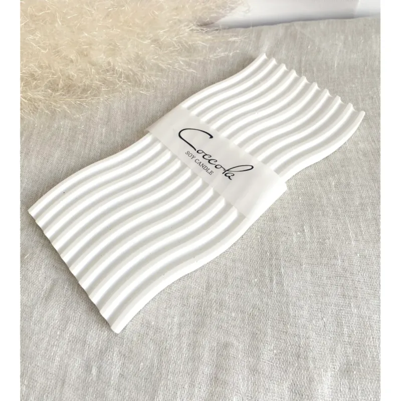 Popularny Podstawka/ taca do świec dekoracyjna z gipsu 250x115mm -