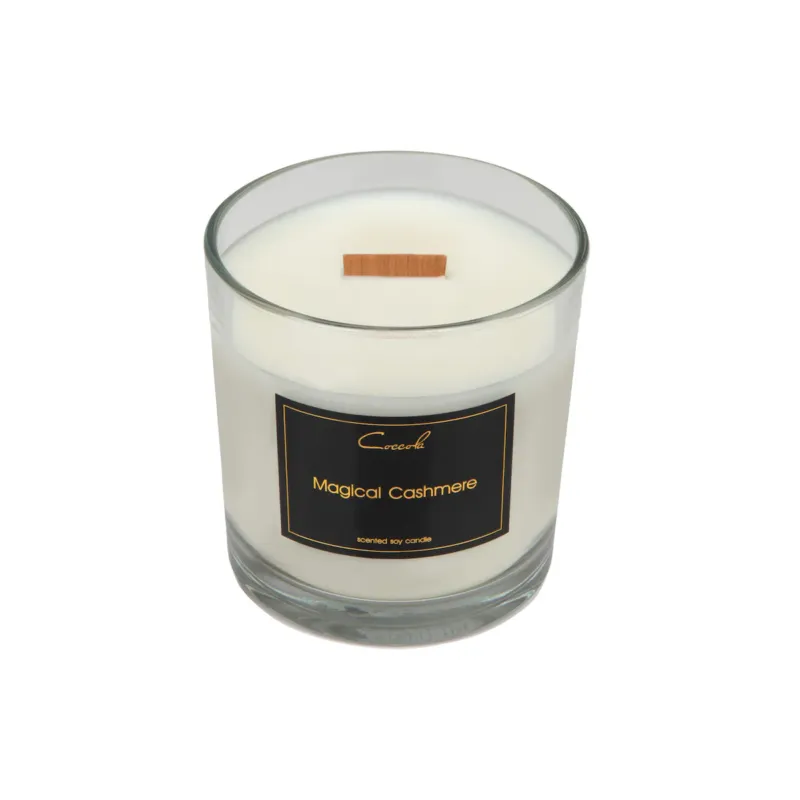 Taniej Magical Cashmere- 380 gram ekologiczna naturalna świeca sojowa -