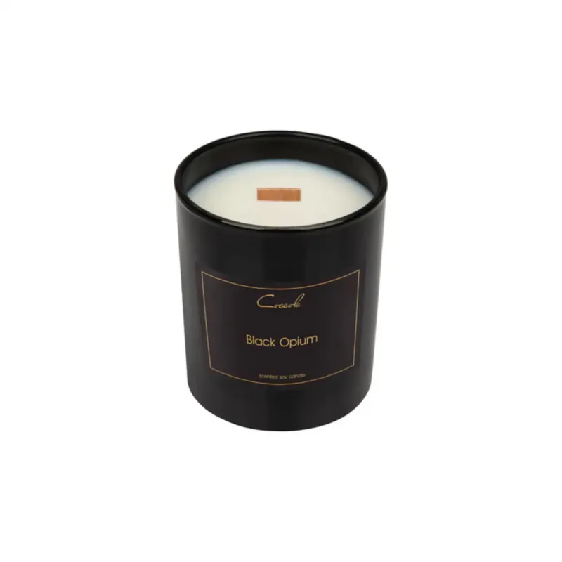 Black Opium- 210 gram ekologiczna naturalna świeca sojowa - Dodaj do koszyka