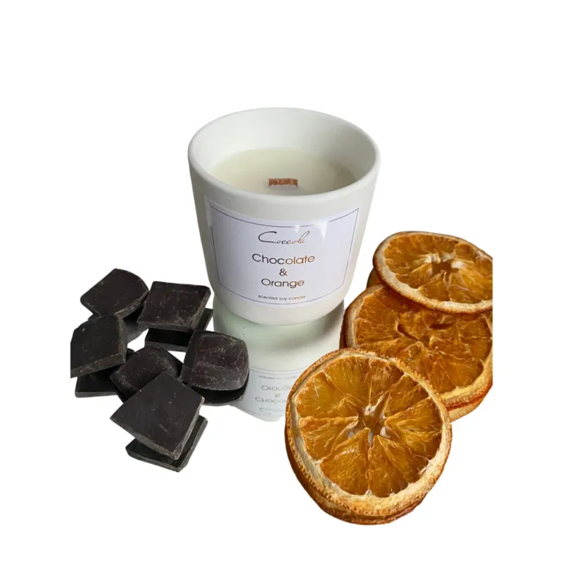 Do wyczerpania zapasów Chocolate & Orange- 135 gram ekologiczna naturalna świeca sojowa naturalna -