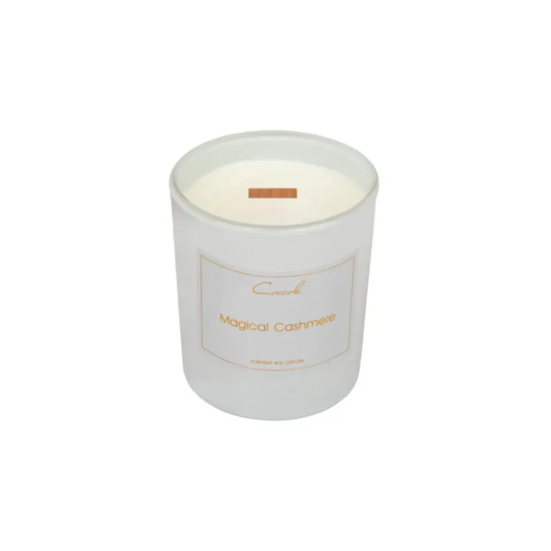 Magical Cashmere- 160 gram ekologiczna naturalna świeca sojowa - Premium