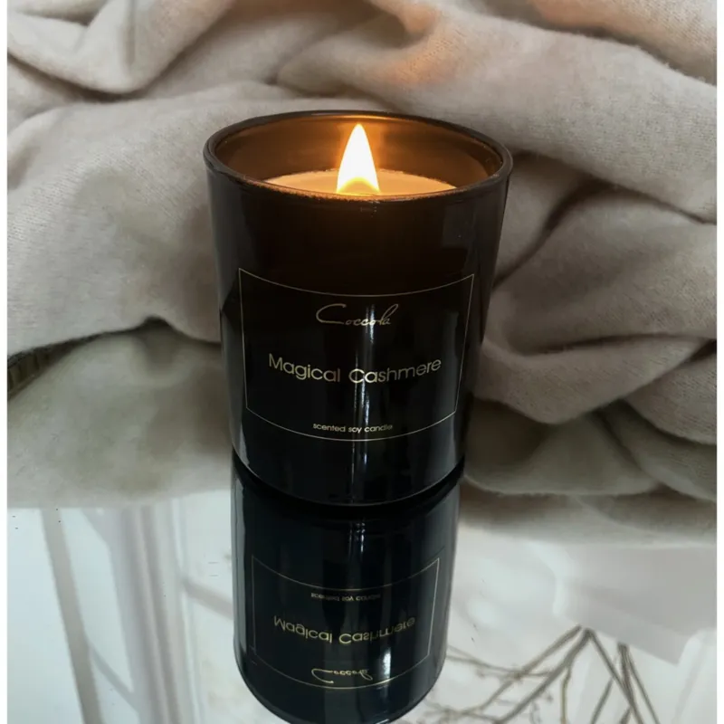 Ostatnia szansa Magical Cashmere- 160 gram ekologiczna naturalna świeca sojowa -