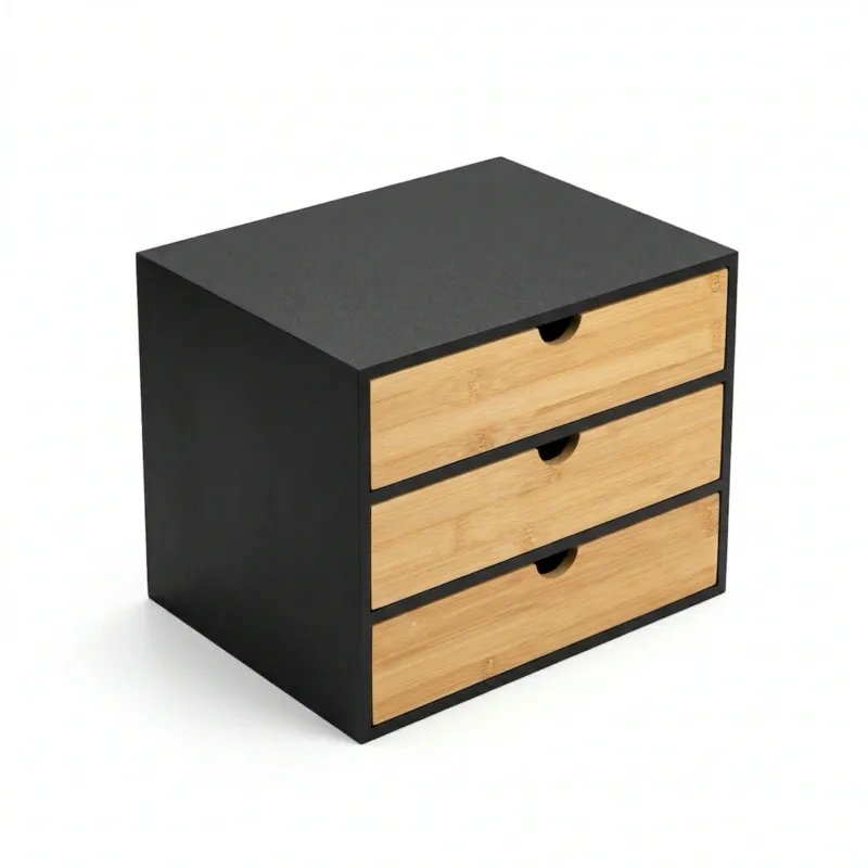 Bambusowy organizer biurowy z szufladkami HEGO, 25 cm - Zamów teraz