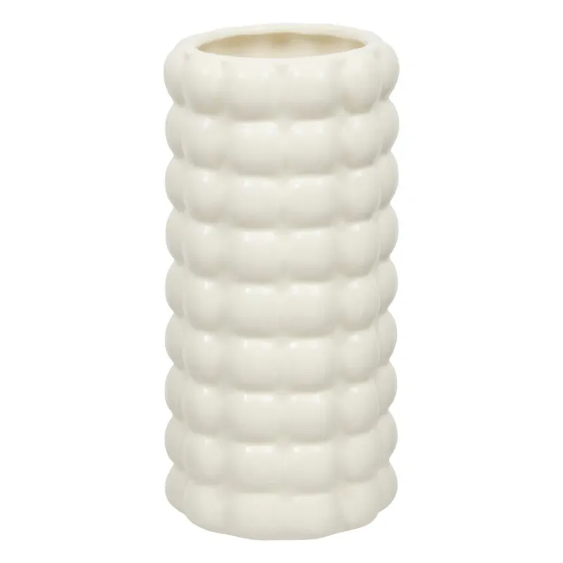 Zamów teraz Wazon ceramiczny SKY, Ø 10,5 x 23 cm, biały -