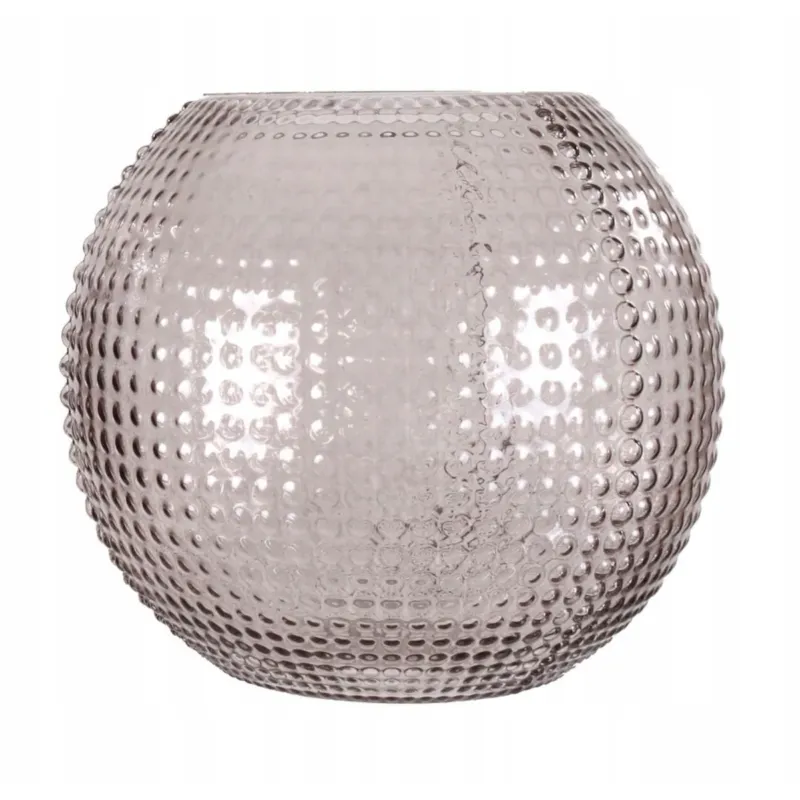 ŚWIECZNIK tealight BEZBARWNY SZKLANY wys. 11cm - Zniżka