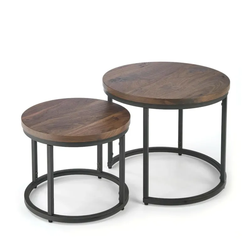 Kup online ZESTAW 2 STOLIKÓW Tabarka orzechowe 53/45 cm i 43/35 cm -