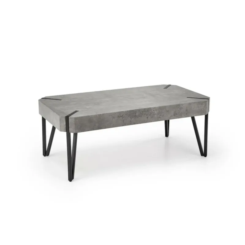 STOLIK KAWOWY Lofty IMITACJA BETONU Z MDF 110x60x42 cm - Premium