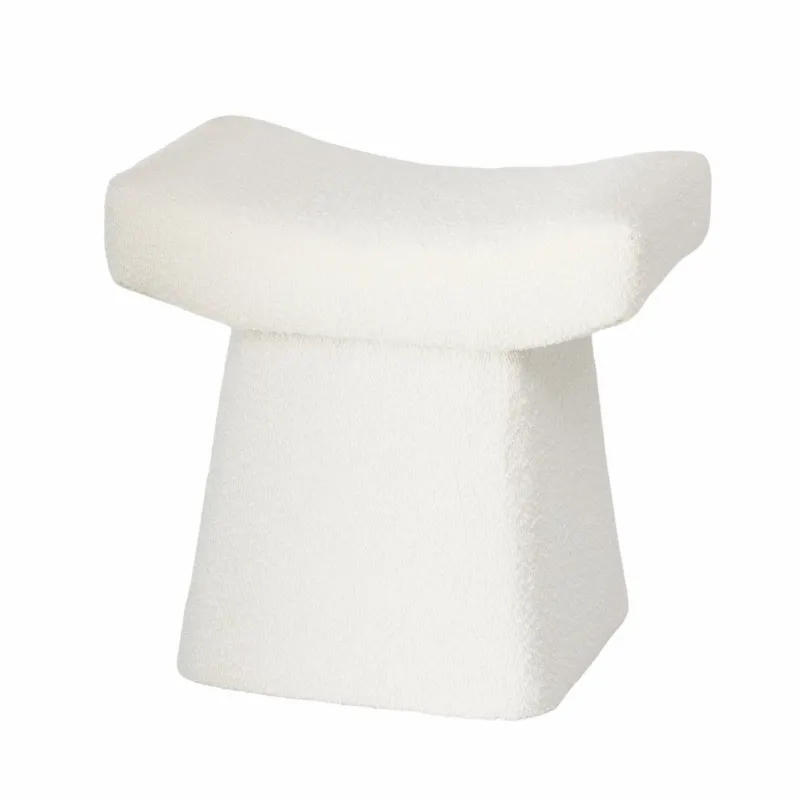 Zniżka Taboret w pluszowym obiciu LIDAL, wys. 45 cm -