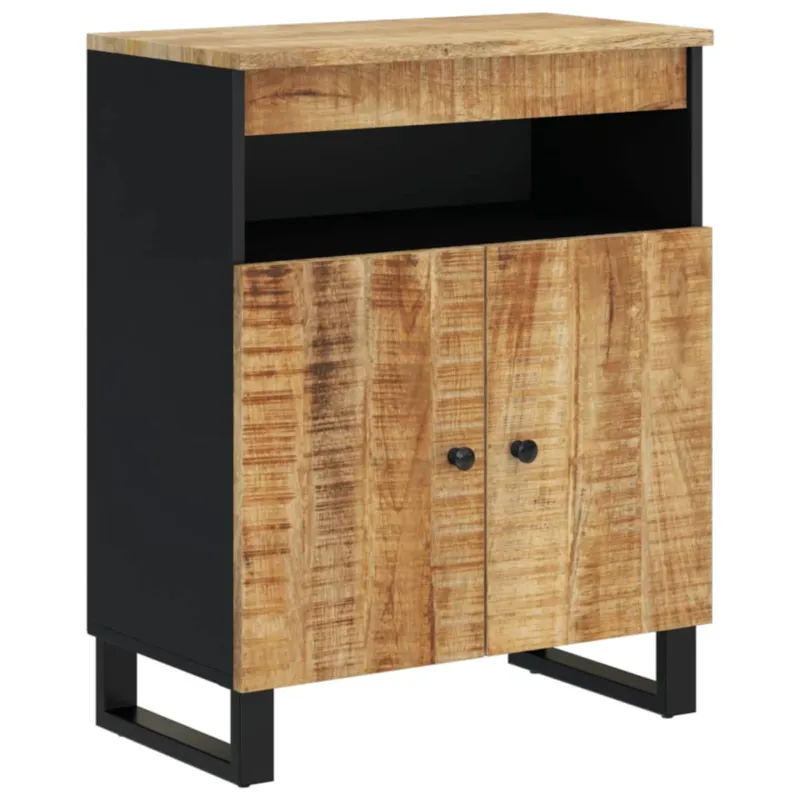 vidaXL Szafka z 2 drzwiczek, 60x33x75 cm, lite drewno mango - Premium