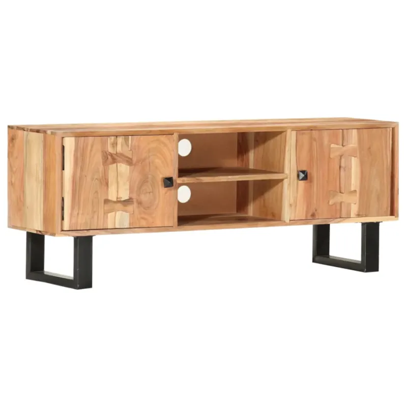Szybka dostawa vidaXL Szafka pod TV, 118x30x45 cm, lite drewno akacjowe -