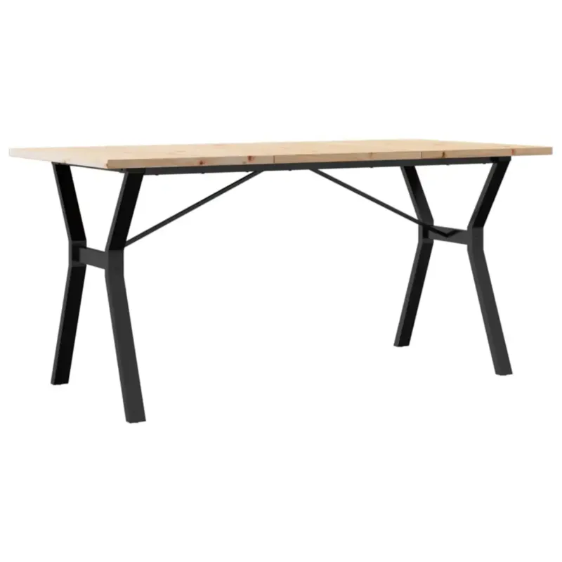vidaXL Stół jadalniany z nogami w kształcie litery Y, 140x80x75,5 cm - Tani