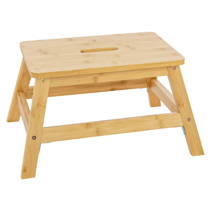 Cena promocyjna Stołeczek drewniany BAMBOO, 1 stopień -