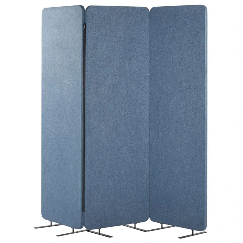 Hit sprzedaży Przegroda biurkowa 184 x 184 cm Niebieski STANDI -