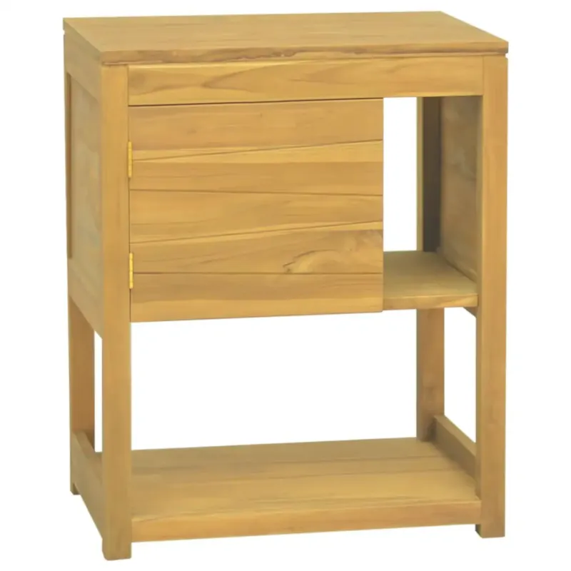 Sprawdź teraz vidaXL Szafka łazienkowa, 60x40x75 cm, lite drewno tekowe -