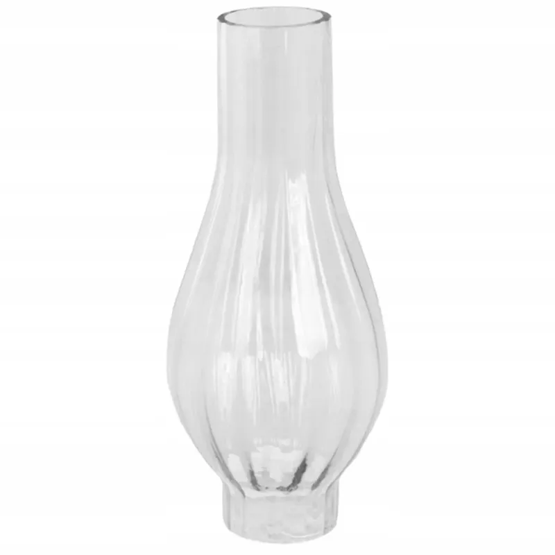KLOSZ DO LAMPY NAFTOWEJ SZKLANY PRZEZROCZYSTY 17cm szkło do lamp naftowych - Darmowy zwrot
