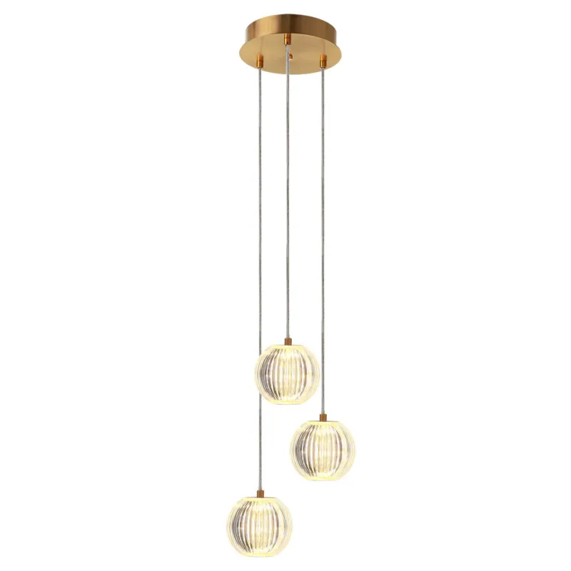 Bestseller Lampa sufitowa wisząca Light Prestige Brillant złoty LED CCT 3000K/4000K/6000K (regulowana) 1 szt. -